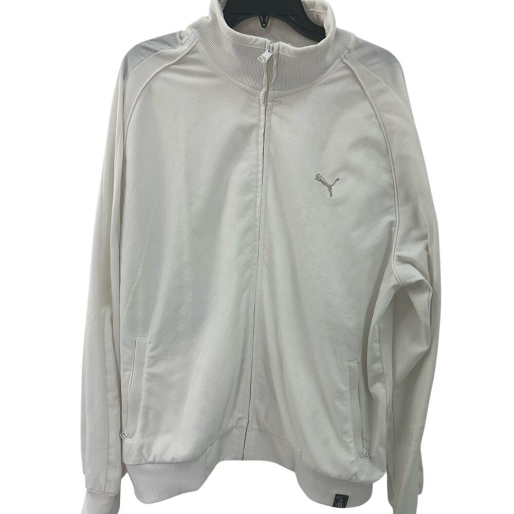 NWOT Puma Men’s White Track Jacket